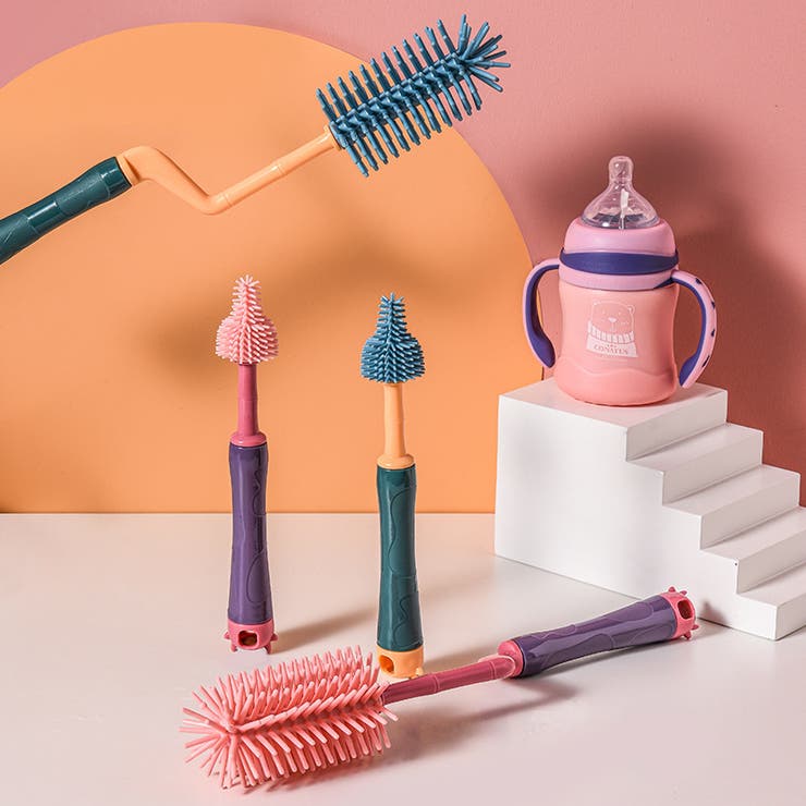 哺乳瓶ブラシ 3点セット ボトルブラシ | PlusNao | 詳細画像5 