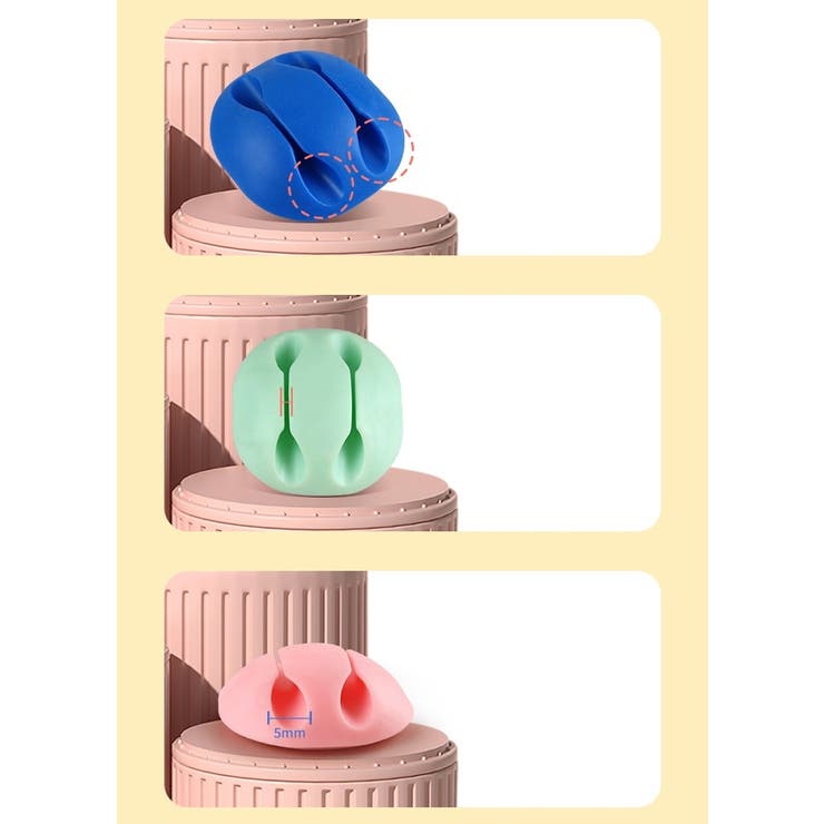 ケーブルホルダー ケーブルクリップ 粘着テープ | PlusNao | 詳細画像6 