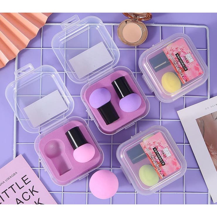 メイクスポンジ スポンジパフ 2個セット | PlusNao | 詳細画像3 