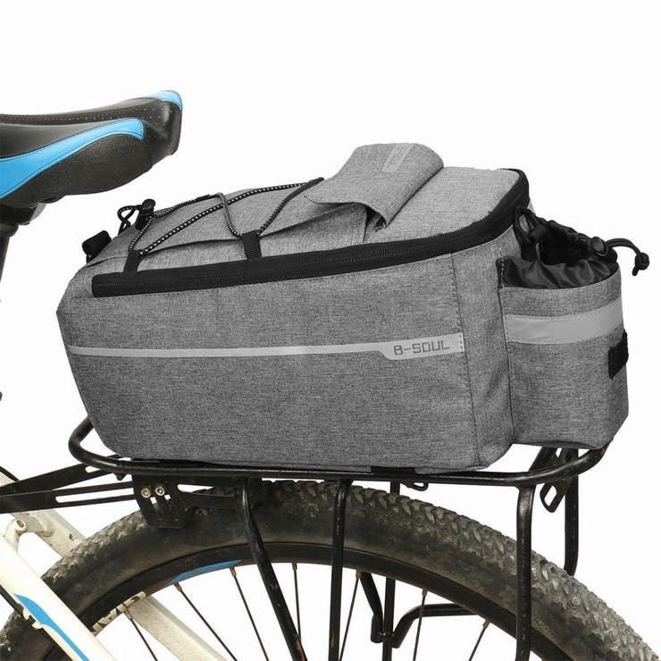 自転車用リアバッグ 荷台 簡単取付[品番：FQ000212630]｜PlusNao
