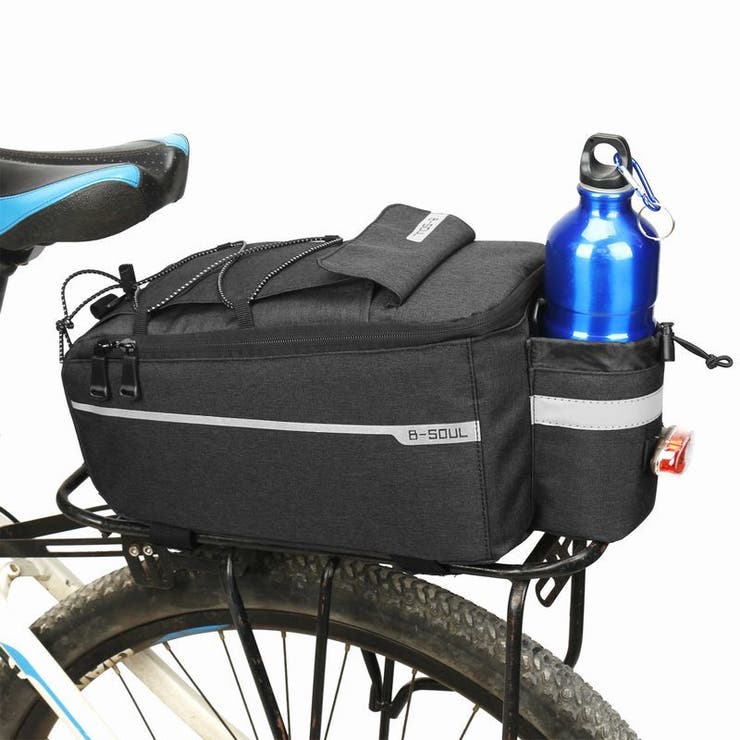自転車用リアバッグ 荷台 簡単取付[品番：FQ000212630]｜PlusNao
