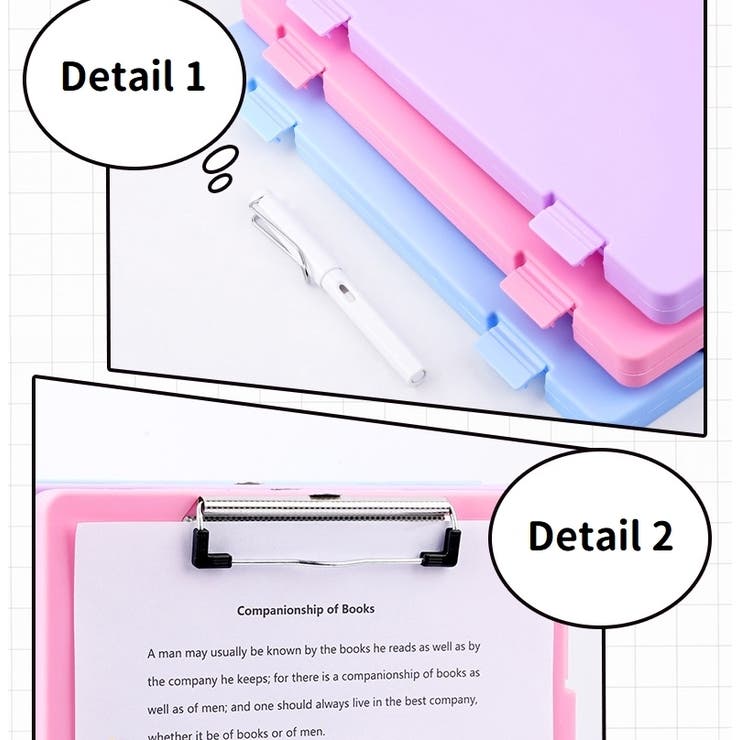 クリップボード クリップファイル 文房具 | PlusNao | 詳細画像17 