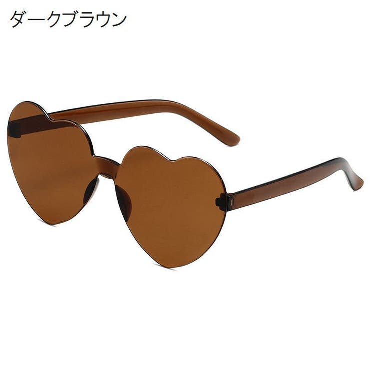 サングラス 同色2個セット ハート型[品番：FQ000207541