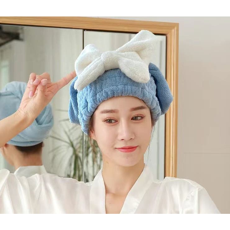 タオルキャップ ヘアドライタオル レディース | PlusNao | 詳細画像4 