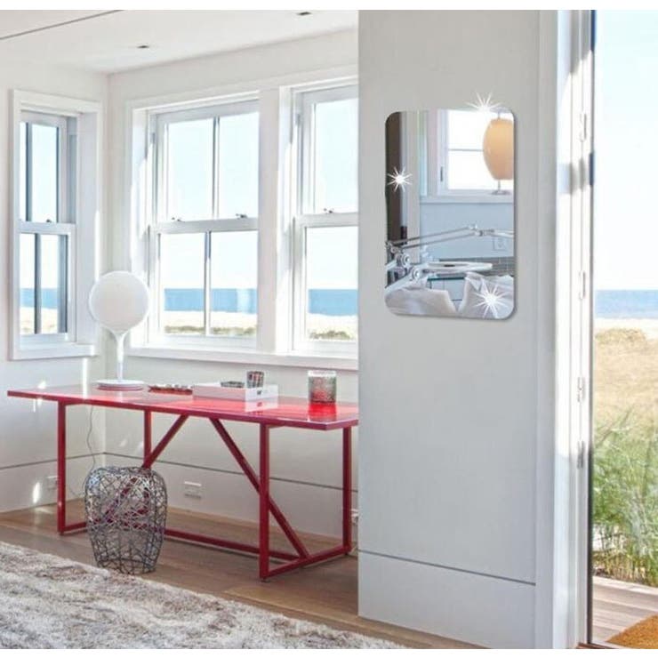 ミラーウォールステッカー Lサイズ ミラーシール | PlusNao | 詳細画像10 