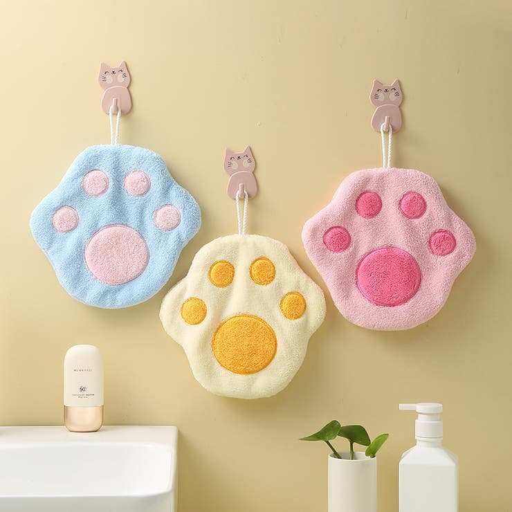 ループ付きタオル ハンドタオル 猫 | PlusNao | 詳細画像6 