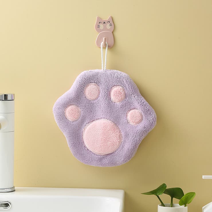 ループ付きタオル ハンドタオル 猫 | PlusNao | 詳細画像7 