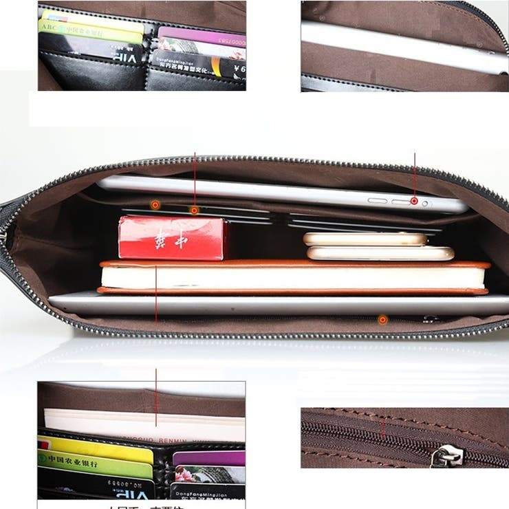 クラッチバッグ セカンドバッグ メンズ | PlusNao | 詳細画像8 