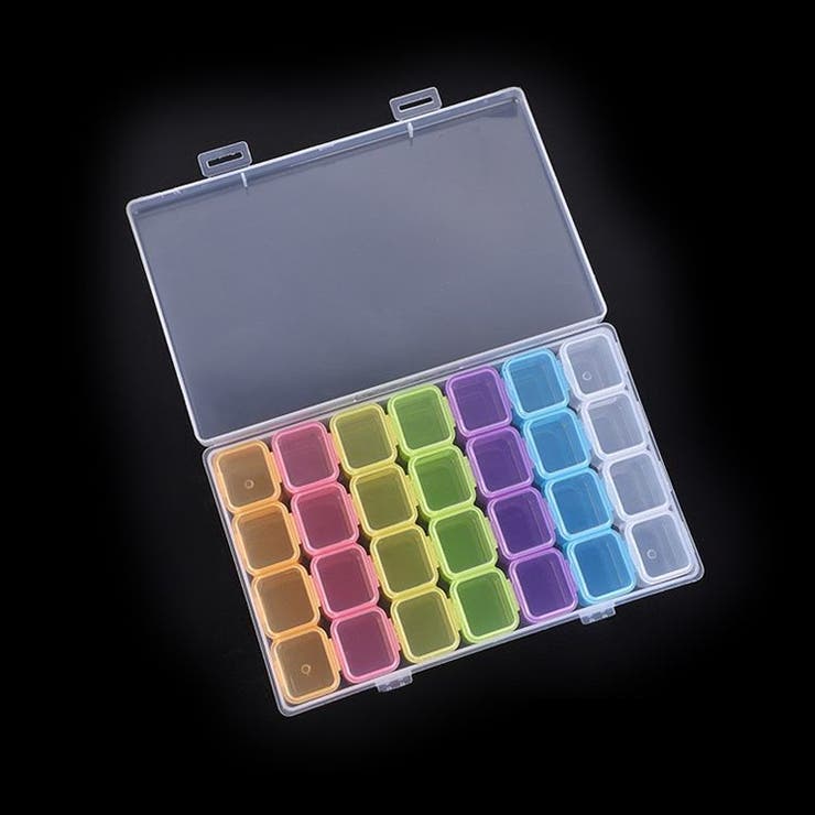 ビーズ収納ケース ネイルパーツ収納ケース 28マス | PlusNao | 詳細画像3 