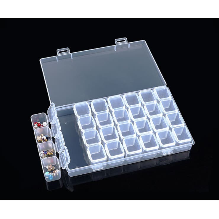 ビーズ収納ケース ネイルパーツ収納ケース 28マス | PlusNao | 詳細画像5 