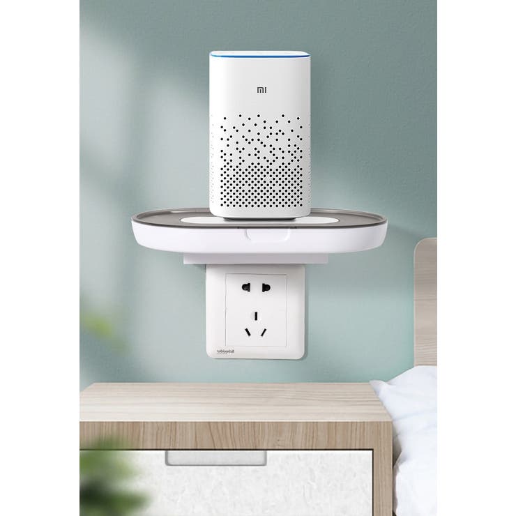 ウォールシェルフ コンセントシェルフ スマホ充電スタンド | PlusNao | 詳細画像2 