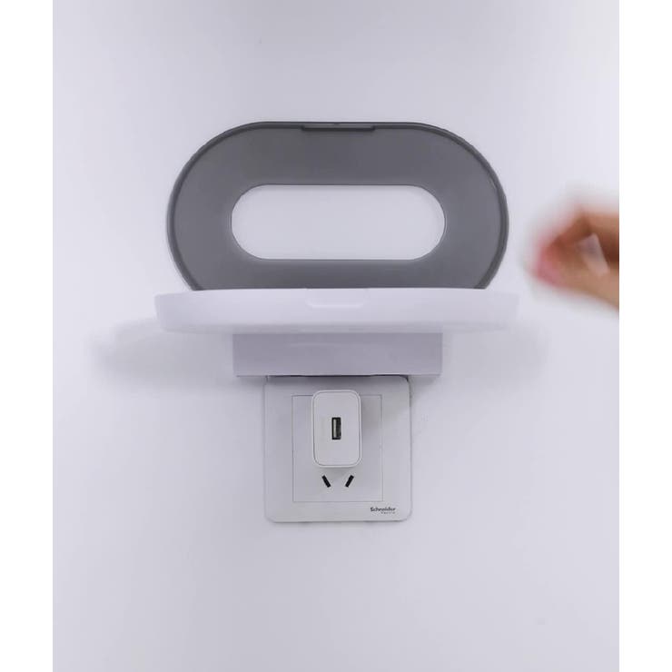 ウォールシェルフ コンセントシェルフ スマホ充電スタンド | PlusNao | 詳細画像5 