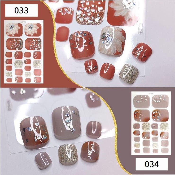 ネイルシール 足用 フットネイル | PlusNao | 詳細画像2 