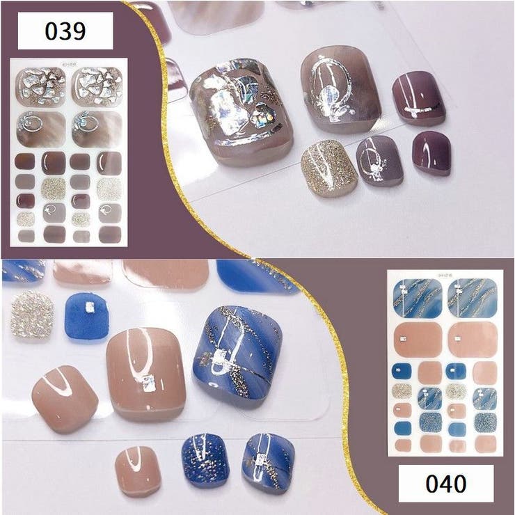 ネイルシール 足用 フットネイル | PlusNao | 詳細画像5 