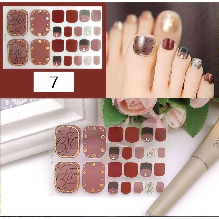 ネイルシール 足用 フットネイル | PlusNao | 詳細画像10 