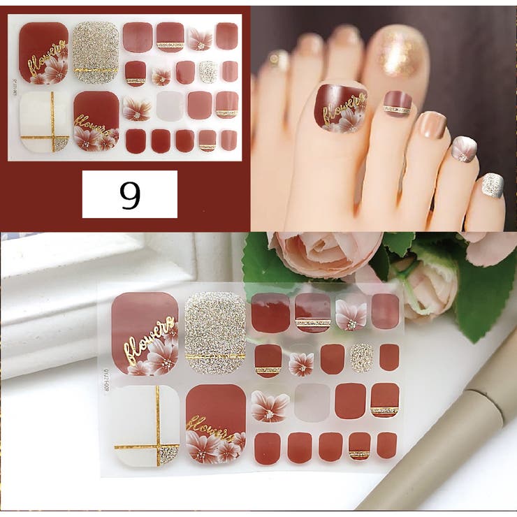 ネイルシール 足用 フットネイル | PlusNao | 詳細画像12 