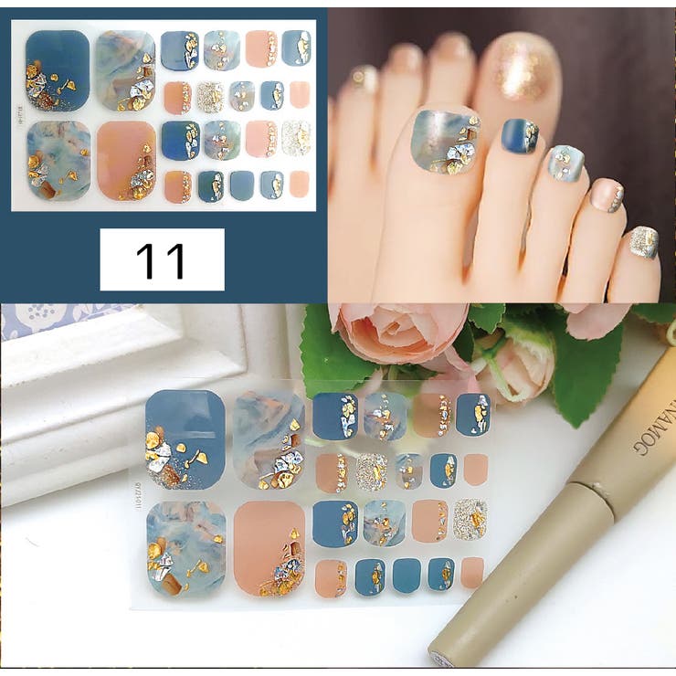 ネイルシール 足用 フットネイル | PlusNao | 詳細画像14 