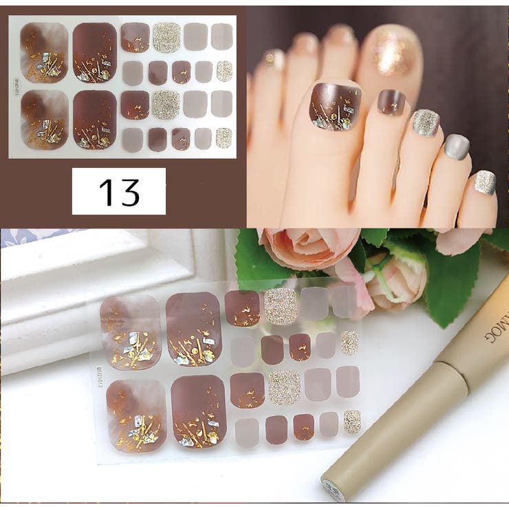 ネイルシール 足用 フットネイル | PlusNao | 詳細画像16 