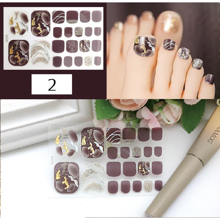 ネイルシール 足用 フットネイル | PlusNao | 詳細画像5 