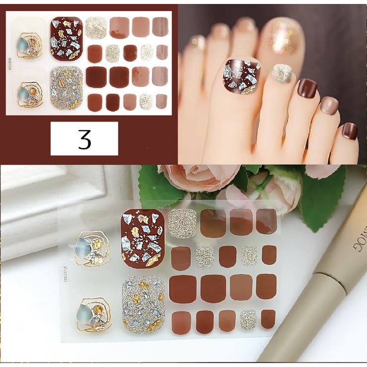 ネイルシール 足用 フットネイル | PlusNao | 詳細画像6 