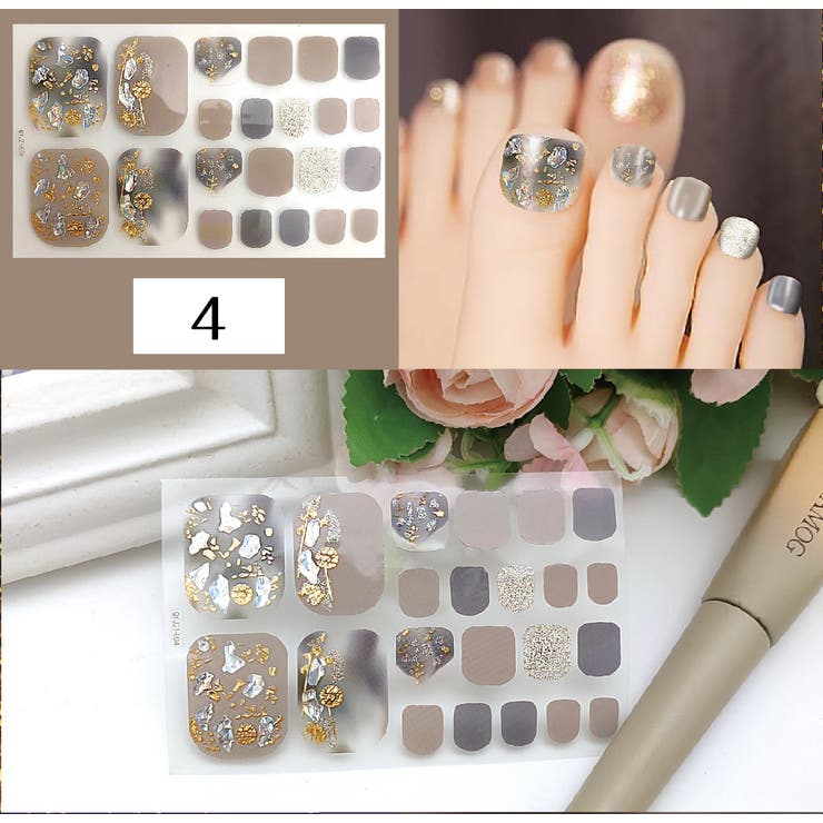 ネイルシール 足用 フットネイル | PlusNao | 詳細画像7 