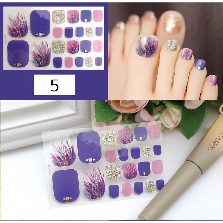 ネイルシール 足用 フットネイル | PlusNao | 詳細画像8 