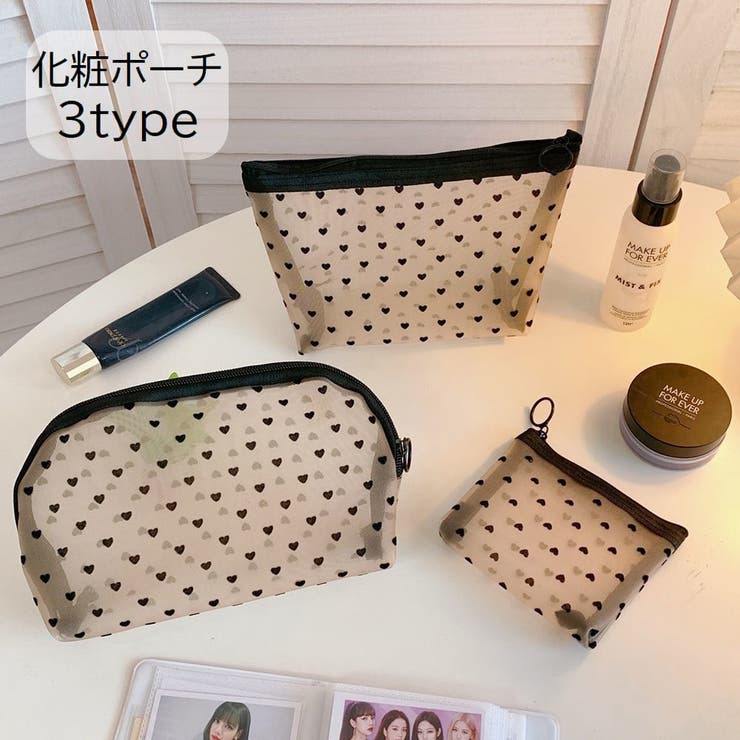 化粧ポーチ コスメポーチ メイクポーチ | PlusNao | 詳細画像1 