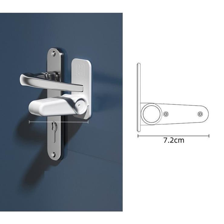 ドアロック ドアノブストッパー 戸口ロック | PlusNao | 詳細画像15 