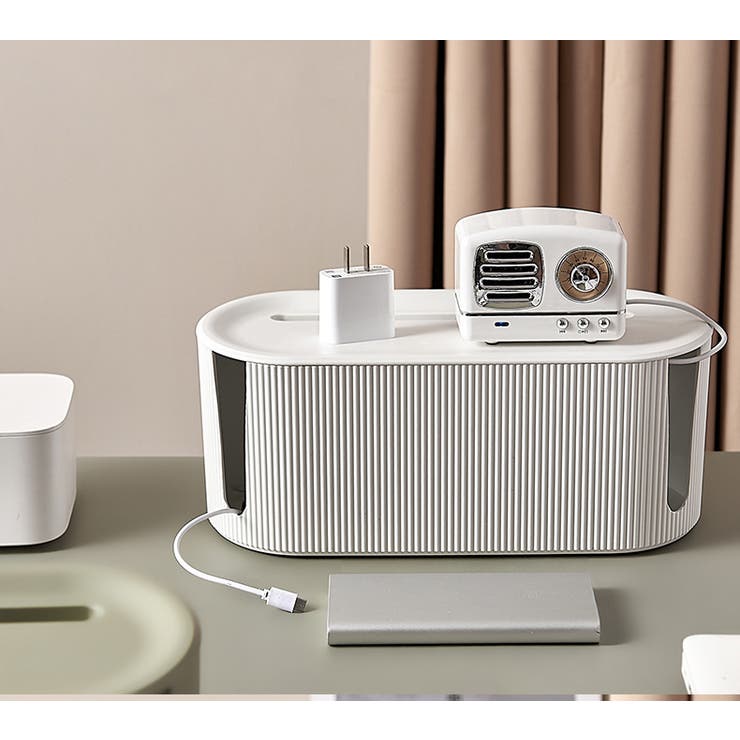 ケーブルボックス コード収納 電源タップボックス | PlusNao | 詳細画像7 