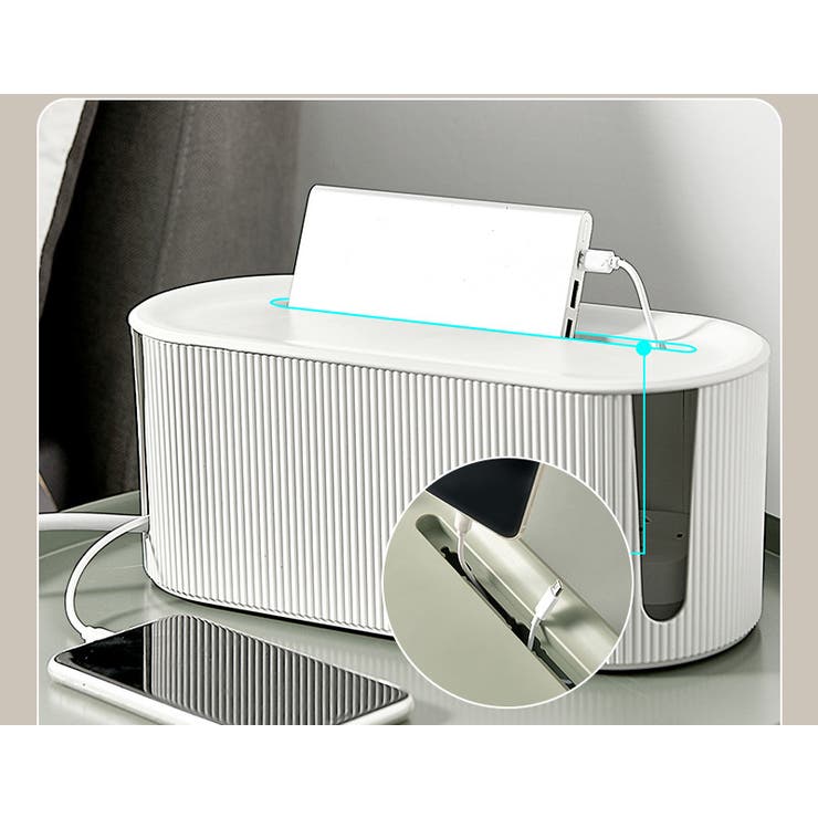 ケーブルボックス コード収納 電源タップボックス | PlusNao | 詳細画像8 