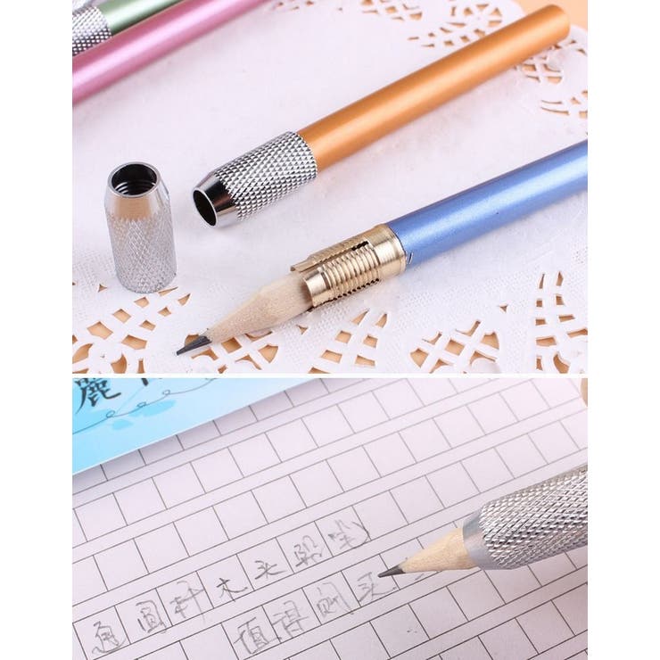 鉛筆✏️まとめ売り　✨ワンピースなど✨132本＆　鉛筆延長ホルダー未使用2本セット 鉛筆延長ホルダー 鉛筆補助軸 えんぴつホルダー[品番
