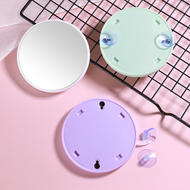 拡大鏡 3倍率拡大鏡 ミラー コードレスLED拡大鏡 wio631sn3x グラファイト