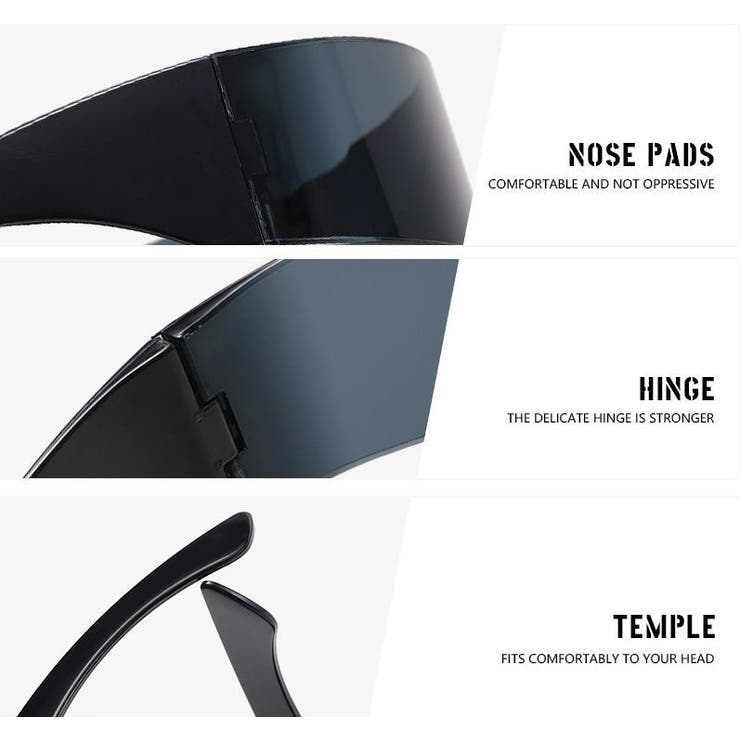 サイバーサングラス レディース メンズ | PlusNao | 詳細画像14 