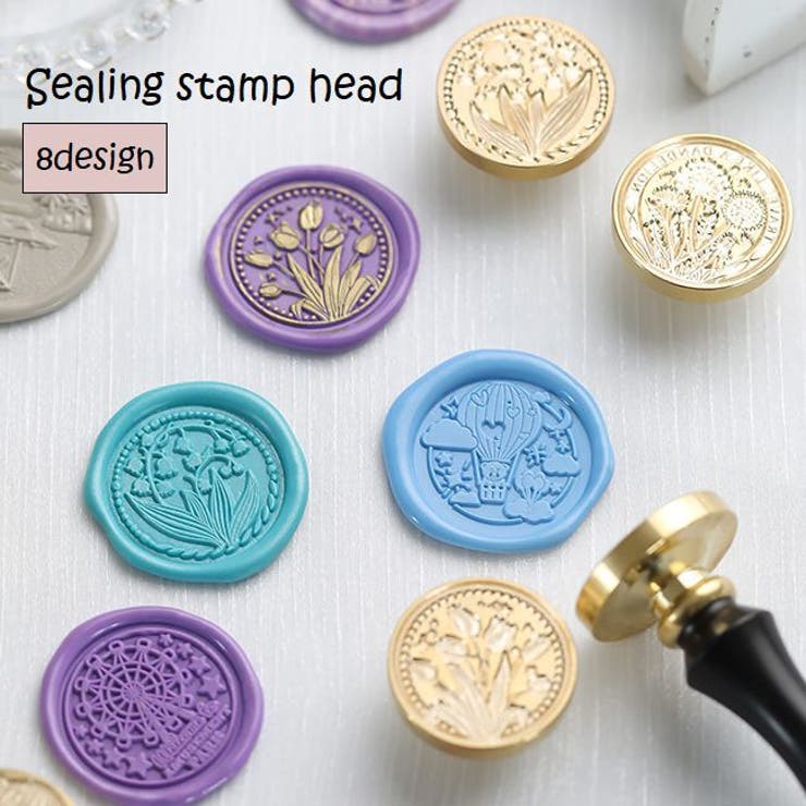 シーリングスタンプヘッド シーリングワックス 3cm | PlusNao | 詳細画像1 