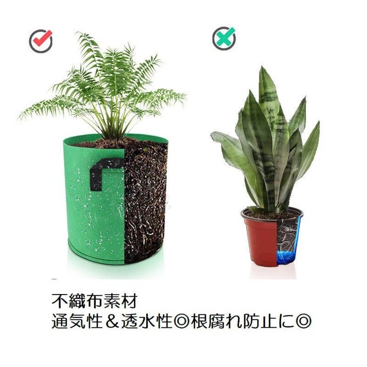不織布プランター 植木鉢 花鉢 | PlusNao | 詳細画像16 