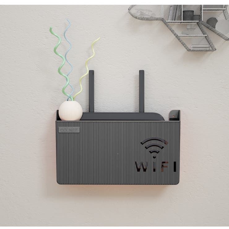 ルーター収納ボックス 壁掛け Wifi | PlusNao | 詳細画像6 