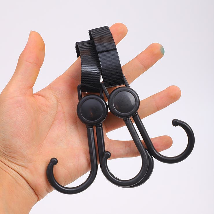 ベビーカー用フック 2個セット 両側フック | PlusNao | 詳細画像7 