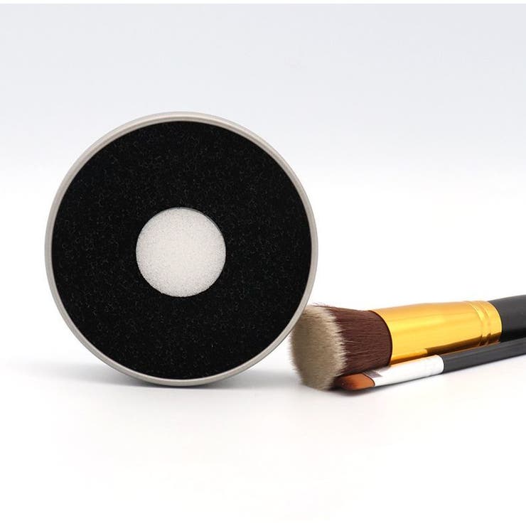 メイクブラシクリーナー スポンジ ケース付き | PlusNao | 詳細画像2 