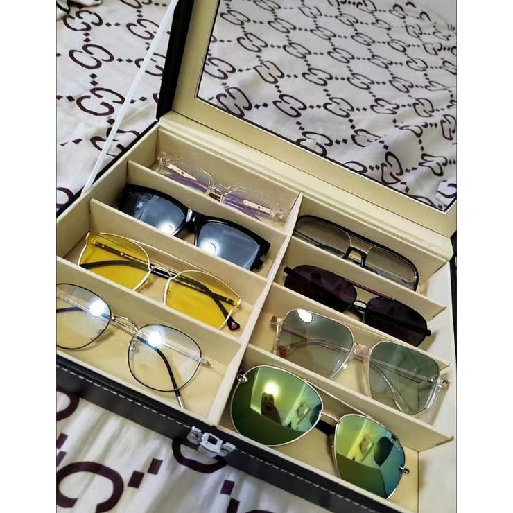 メガネケース 8本 レザー調 | PlusNao | 詳細画像2 