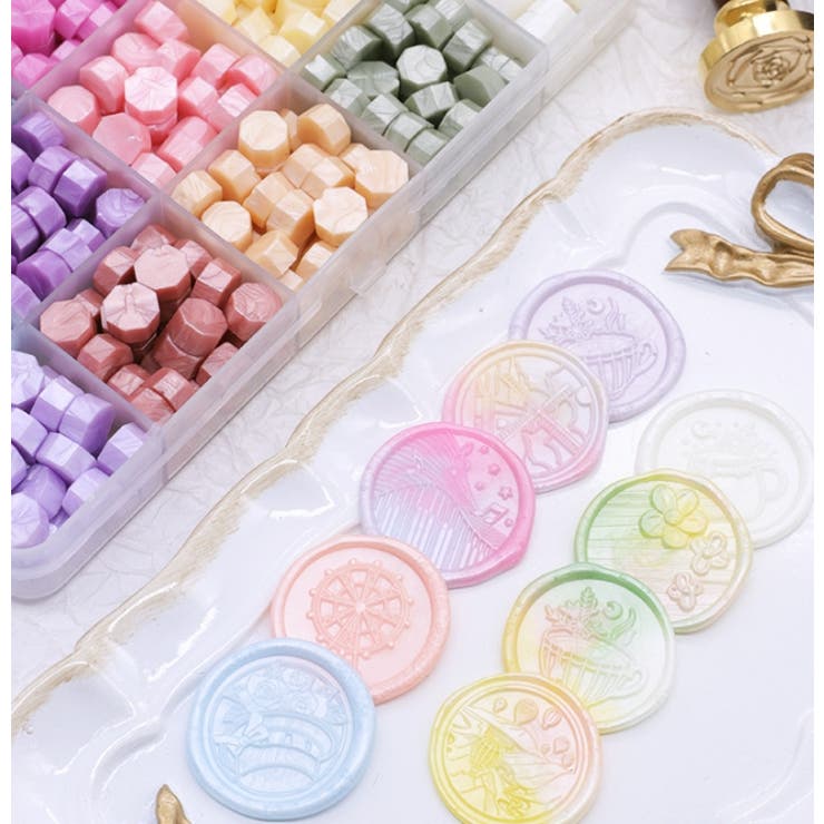 シーリングワックス 封蝋 24色セット | PlusNao | 詳細画像4 