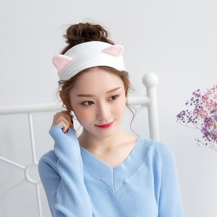 ヘアバンド ネコ耳 ヘアターバン | PlusNao | 詳細画像2 
