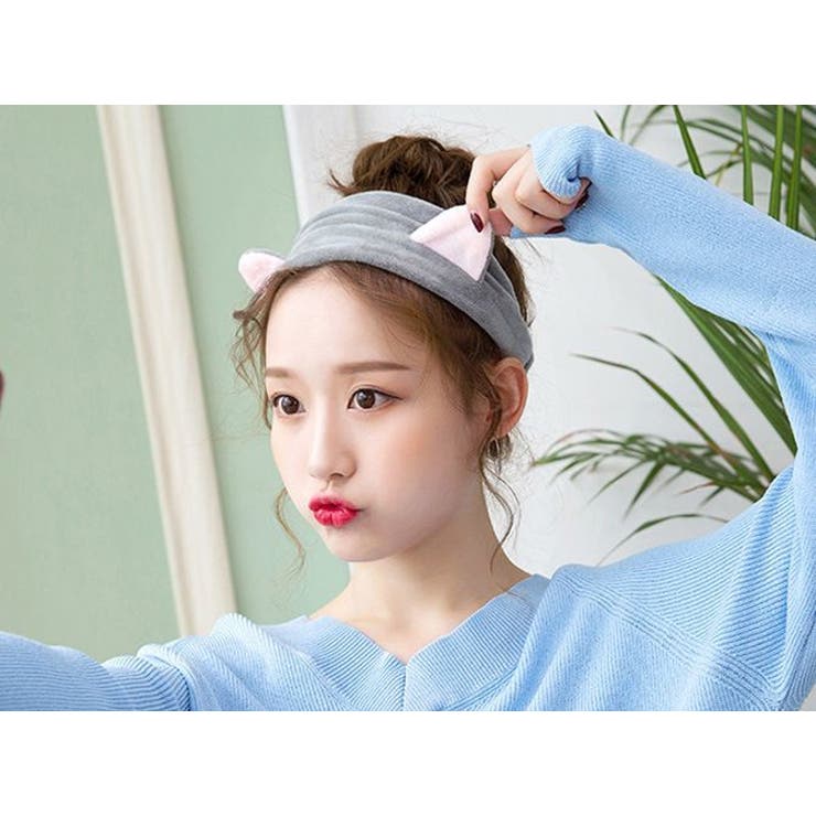 ヘアバンド ネコ耳 ヘアターバン | PlusNao | 詳細画像3 