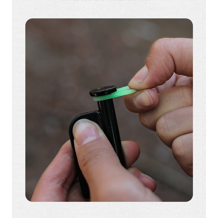 蓄光ペグリング 20個セット 光る | PlusNao | 詳細画像5 