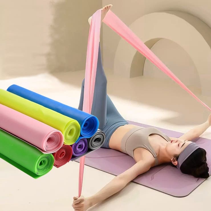 トレーニングチューブ ストレッチバンド エクササイズバンド | PlusNao | 詳細画像2 