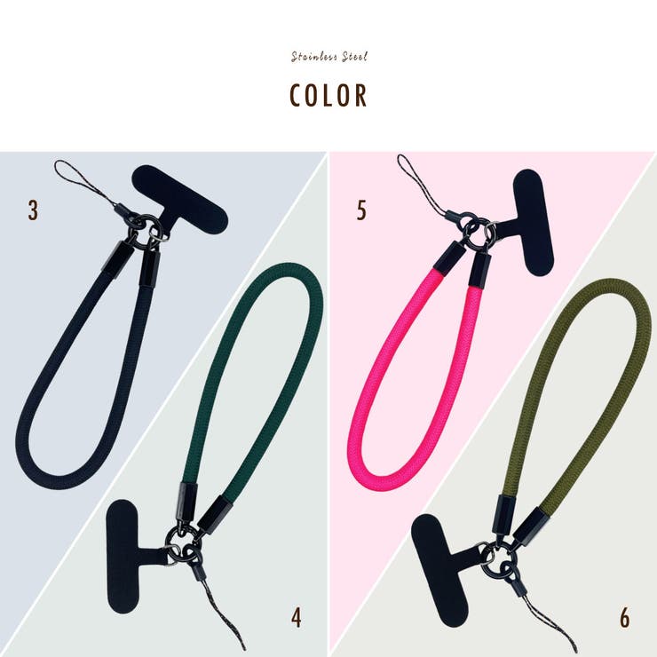 スマホストラップ ハンドストラップ リストストラップ | PlusNao | 詳細画像8 