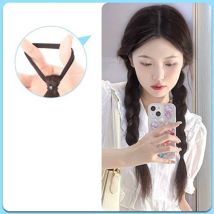 エクステ 三つ編み 2本セット | PlusNao | 詳細画像3 