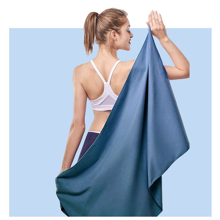 スポーツタオル メッシュバッグ付き 速乾タオル | PlusNao | 詳細画像3 