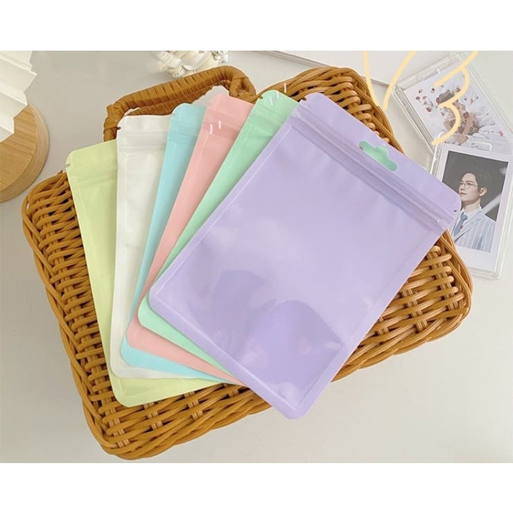 チャック付きポリ袋 同色25枚セット 吊り穴付き | PlusNao | 詳細画像7 