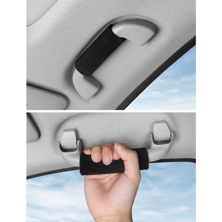 車アシストグリップカバー 取っ手カバー カー用品[品番