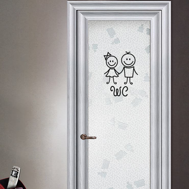 ウォールステッカー トイレ ドアシール | PlusNao | 詳細画像5 